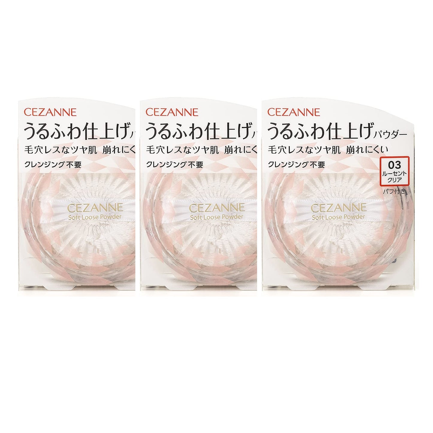 うるふわ仕上げパウダー03 ルーセントクリア 5.0g ルースパウダー 毛穴ぼかし 崩れ防止 画像