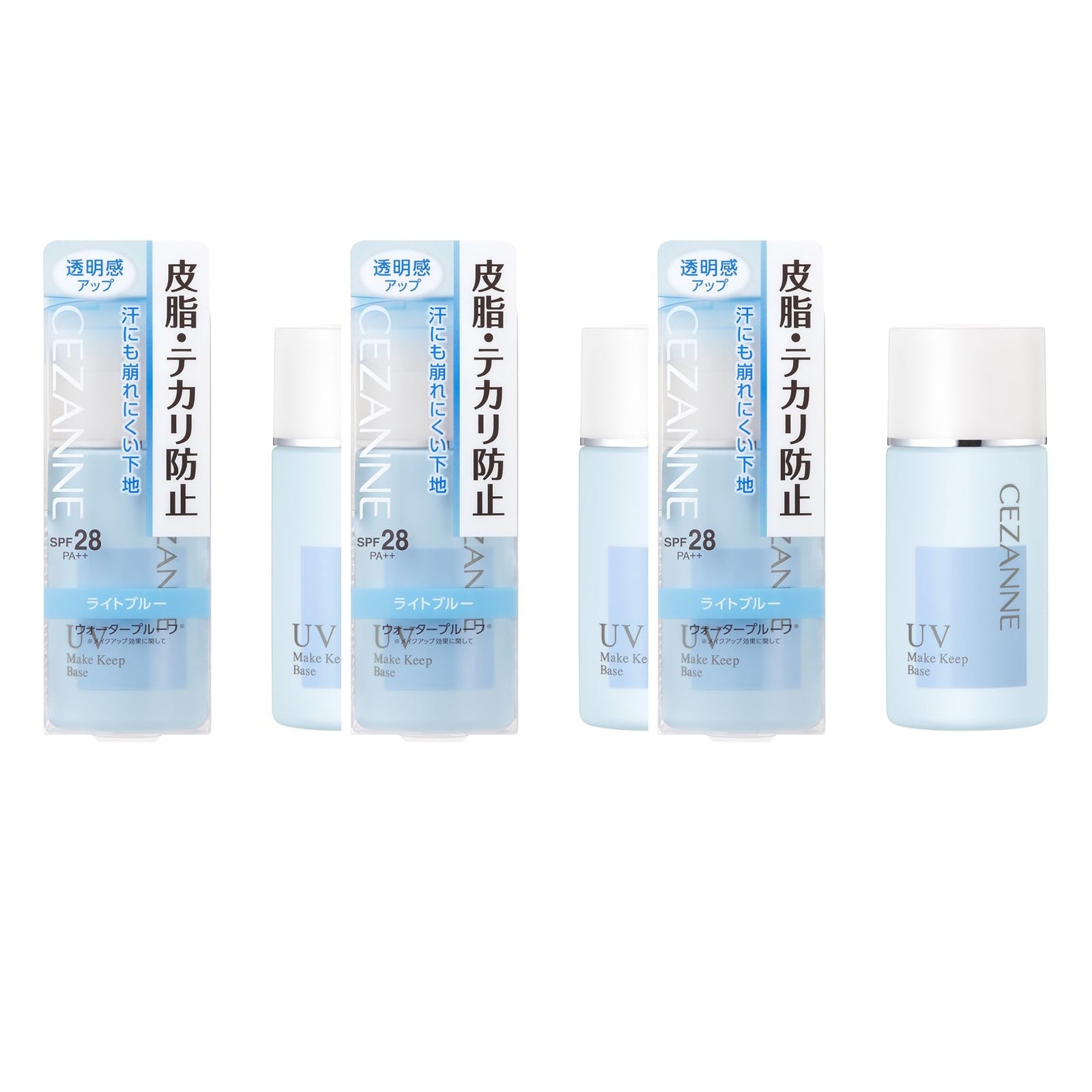 皮脂テカリ防止下地 ライトブルー 30ml 3個セット テカリ・崩れを防ぐ化粧下地 画像